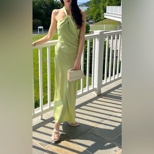 Cross Neck Maxi Dress